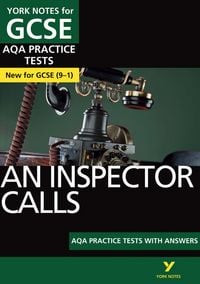 Produktbild: An Inspector Calls AQA Practice Tests with answers York Notes - for 2026, 2027 exams