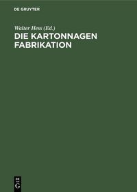 Produktbild: Die Kartonnagen Fabrikation