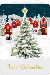 Produktbild: Weihnachtskarte mit Anh&auml;nger