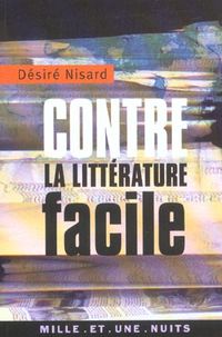 Produktbild: Contre la Litterature Facile