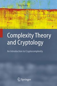 Produktbild: Complexity Theory and Cryptology