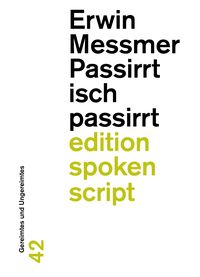Produktbild: Passirrt isch passirrt