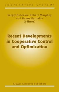 Produktbild: Recent Developments in Cooperative Control and Optimization