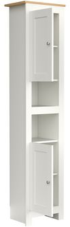 Produktbild: Holz Badm&ouml;bel Badschrank Hochschrank Regal Balusa
