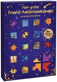 Produktbild: Mein gro&szlig;er Puzzle-Adventskalender - Die Weihnachtsgeschichte