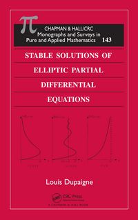 Produktbild: Stable Solutions of Elliptic Partial Differential Equations