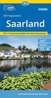 Produktbild: BVA ADFC Regionalkarte Saarland 1:75.000