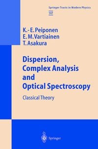 Produktbild: Dispersion, Complex Analysis and Optical Spectroscopy
