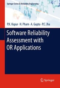 Produktbild: Software Reliability Assessment with OR Applications