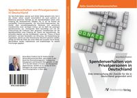 Produktbild: Spendenverhalten von Privatpersonen in Deutschland