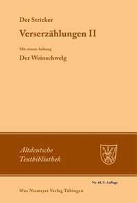 Produktbild: Verserz&auml;hlungen II