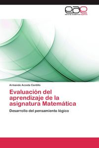 Produktbild: Evaluaci&oacute;n del aprendizaje de la asignatura Matem&aacute;tica