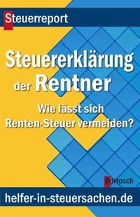 Produktbild: Die Steuererkl&auml;rung der Rentner