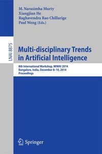 Produktbild: Multi-disciplinary Trends in Artificial Intelligence