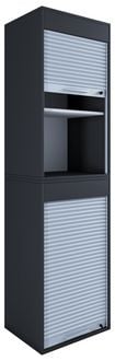 Produktbild: Holz B&uuml;roschrank Aktenschrank Rollladen Aktos XL