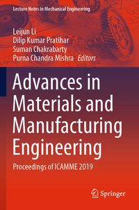 Produktbild: Advances in Materials and Manufacturing Engineering