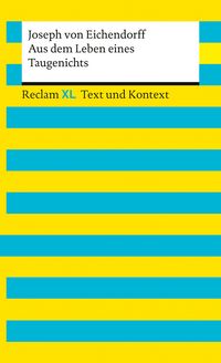 Produktbild: Aus dem Leben eines Taugenichts. Textausgabe mit Kommentar und Materialien