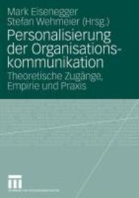 Produktbild: Personalisierung der Organisationskommunikation