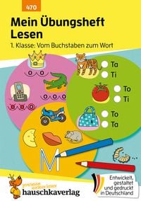 Produktbild: Mein &Uuml;bungsheft Lesen 1. Klasse: Vom Buchstaben zum Wort