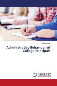 Produktbild: Administrative Behaviour of College Principals