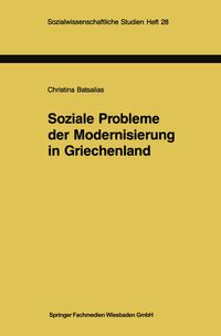 Produktbild: Soziale Probleme der Modernisierung in Griechenland