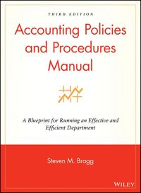 Produktbild: Accounting Policies and Procedures Manual
