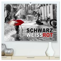 Produktbild: Schwarz - Wei&szlig; - Rot (hochwertiger Premium Wandkalender 2027 DIN A2 quer), Kunstdruck in Hochglanz