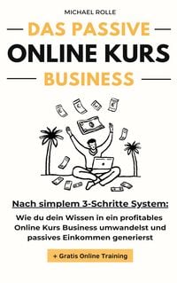 Produktbild: Das passive Online Kurs Business - Finanzielle Freiheit mit eigenen Online Kursen auf Autopilot