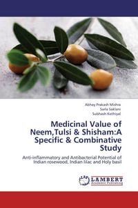 Produktbild: Medicinal Value of Neem,Tulsi & Shisham:A Specific & Combinative Study