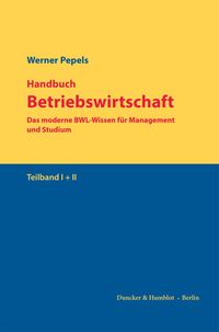 Produktbild: Handbuch Betriebswirtschaft