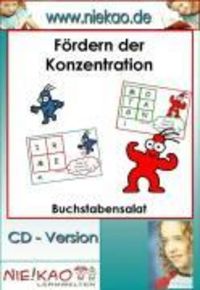 Produktbild: F&ouml;rdern der Konzentration - Buchstabensalat