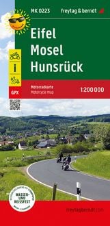 Produktbild: Freytag & berndt Motorradkarte Eifel - Mosel - Hunsr&uuml;ck 1:200.000