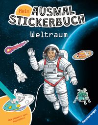 Produktbild: Mein Ausmalstickerbuch - Weltraum