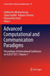 Produktbild: Advanced Computational and Communication Paradigms