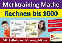 Produktbild: Merktraining Mathe - Rechnen bis 1000