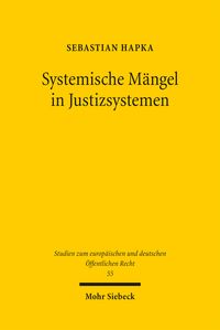 Produktbild: Systemische M&auml;ngel in Justizsystemen
