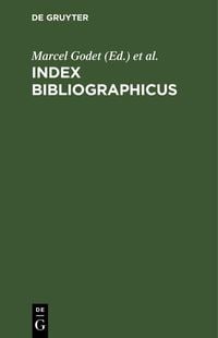 Produktbild: Index bibliographicus