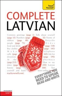 Produktbild: Complete Latvian Beginner to Intermediate Book and Audio Course