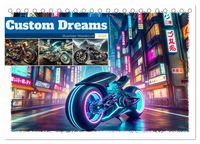 Produktbild: Custom Dreams - Showbike Wonders (Tischkalender 2026 DIN A5 quer), CALVENDO Monatskalender