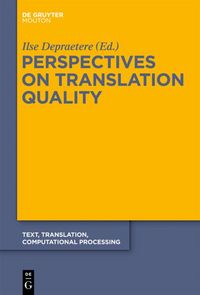 Produktbild: Perspectives on Translation Quality