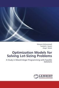 Produktbild: Mohammadi, M: Optimization Models for Solving Lot-Sizing Pro