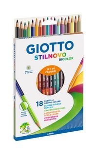 Produktbild: GIOTTO Buntstifte Stilnovo Bicolor 18 St&uuml;ck Kartonetui