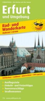 Produktbild: Rad- und Wanderkarte Erfurt und Umgebung 1:50 000