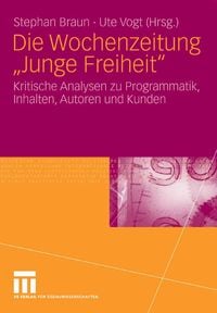 Produktbild: Die Wochenzeitung "Junge Freiheit"