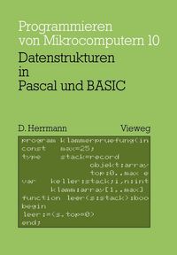 Produktbild: Datenstrukturen in Pascal und BASIC