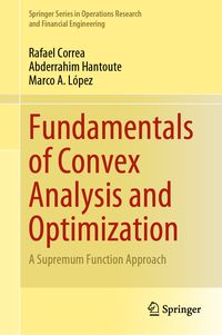 Produktbild: Fundamentals of Convex Analysis and Optimization