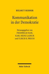 Produktbild: Kommunikation in der Demokratie