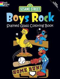 Produktbild: Sesame Street Boys Rock Stained Glass Coloring Book
