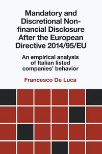 Produktbild: Mandatory and Discretional Non-financial Disclosure After the European Directive 2014/95/EU