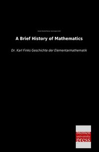 Produktbild: A Brief History of Mathematics